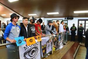 Manifestaciones en Concejo de Bogotá 