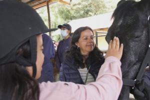 Hipoterapia para personas con discapacidad en Bogotá