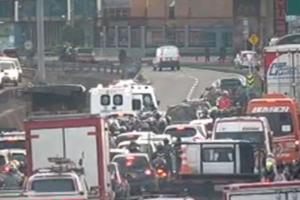 Accidente de tránsito en Engativá 