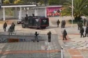 Enfrentamientos en la U. Nacional