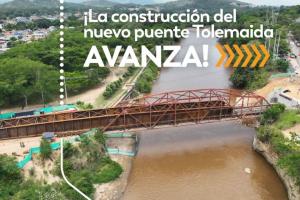 Avanza la construcción del puente de Tolemaida 