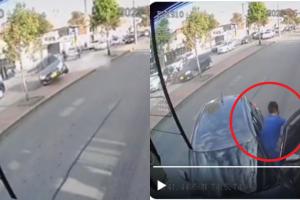 Conductor imprudente se estrella con bus de Transmilenio en la calle 80