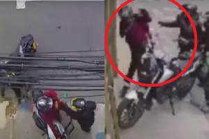Ladrones le disparan en la cara a motociclista por robarlo en barrio Galán