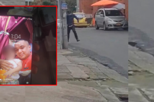 [Video] Ladrón robó cadena de oro, pero se le cayó el celular escapando: ahora todos lo conocen