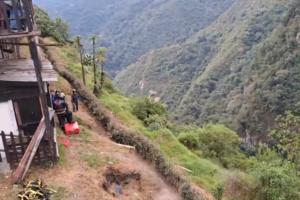 Hombre saltó en el Salto del Tequendama