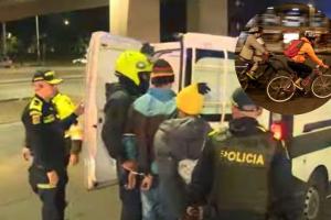 Pareja de biciusuarios fueron víctima de una golpiza por parte de sujeros que intentaron robarlos en el sector de Salitre