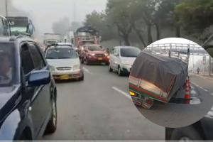 Movilidad HOY Bogotá: Monumental trancón en la Autopista Norte