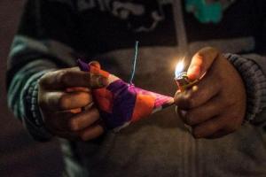 Quemados con pólvora en Bogotá y Colombia