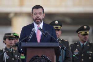 Ceremonia de transmisión de mando de la Policía Metropolitana de Bogotá, asume la comandancia el General José Daniel Gualdrón.