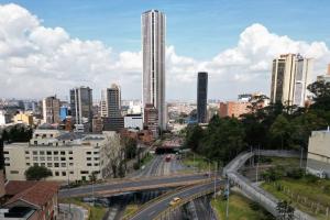 Foto panorámica de Bogotá /Torre Colpatria