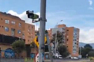 Cámara no autorizada en Bogotá