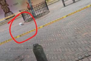 Paquete sospechoso en el centro de Bogotá | Agosto 2024
