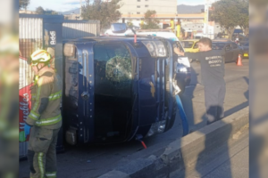 Accidente en Puente Aranda