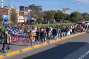 Protestas en la Autopista norte