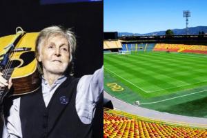 Estado gramilla tras concierto de Paul McCartney