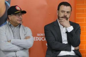 Presidente Gustavo Petro y alcalde de Bogotá, Carlos Fernando Galán.