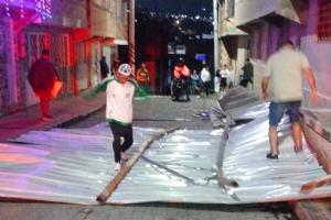 Potente vendaval azota Usme: viviendas destruidas y barrios sin energía
