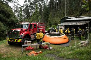 Incendio forestal causa emergencia en Bogotá