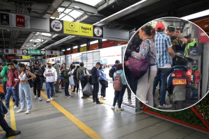 Suben moto a TransMilenio