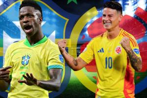 No se pierda el partido entre Colombia vs. Brasil
