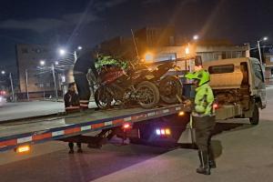 Inmovilización de motos en Bogotá