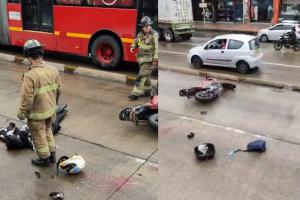 Accidente en TransMilenio deja un motociclista muerto en la NQS