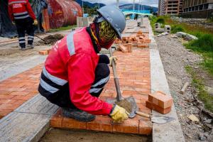 Obras en vía pública en Bogotá