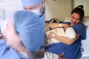 Aída Victoria Merlano dio a luz
