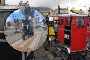 Bicitaxis en Bogotá