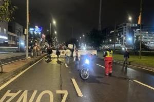 Bloqueo en Autopista Norte con NQS