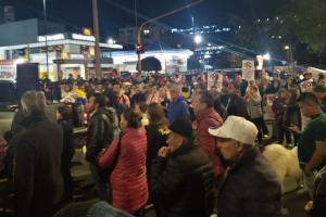 Cuarta protesta por reubicación de indígenas en Salitre