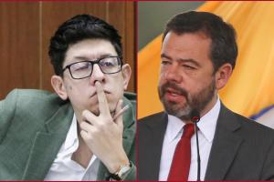Daniel Rojas, ministro de Educación, y el alcalde Carlos Fernando Galán