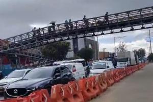 Caos en la Autopista Sur: trancón tiene desesperados a conductores