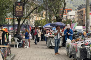 Vendedores informales en Bogotá