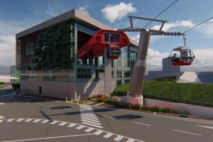 Cable aéreo en San Cristóbal va volando: vecinos empezarán a ahorrar plata