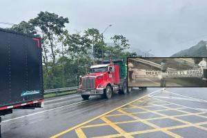 Siguen los cierres en la vía al Llano por el paro de arroceros