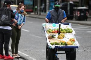 Vendedores ambulantes en Bogotá