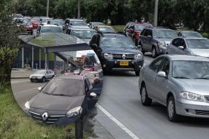 Accidente de tránsito en la NQS