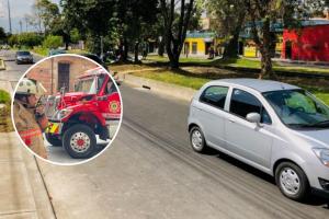 Camión volcado en Fontibón colapsa la zona: hay derrame de combustible