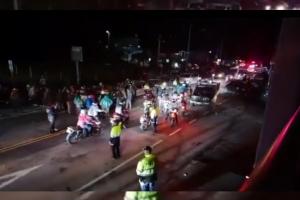Bloqueos en La Calera