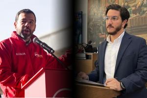 Carlos Fernando Galán y Juan David Quintero
