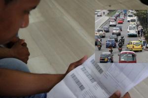 Conductores ahorran 70% en deuda del impuesto plazo a punto de vencer