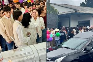 El último adiós a Valeria Afanador, en Cajicá