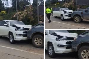 Fuerte accidente en la vía Bogotá - La Calera: tome precauciones
