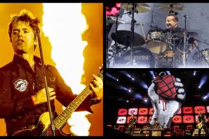 Green Day desató fuego y lluvia en Bogotá