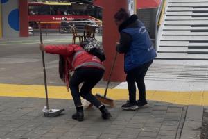 Sector del puente de la calle 45 con cra 30