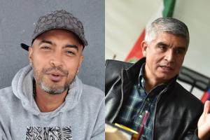 Jhon Alex Castaño y Wilson Castiblanco Gil, alcalde de Samacá