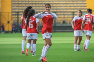 Karla Viancha anotó el gol del triunfo para Santa Fe