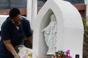 Homenaje a Miguel Uribe Turbay en el parque El Golfito, de Modelia
