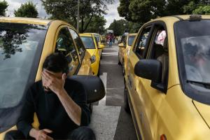 Robo en taxi en Bogotá